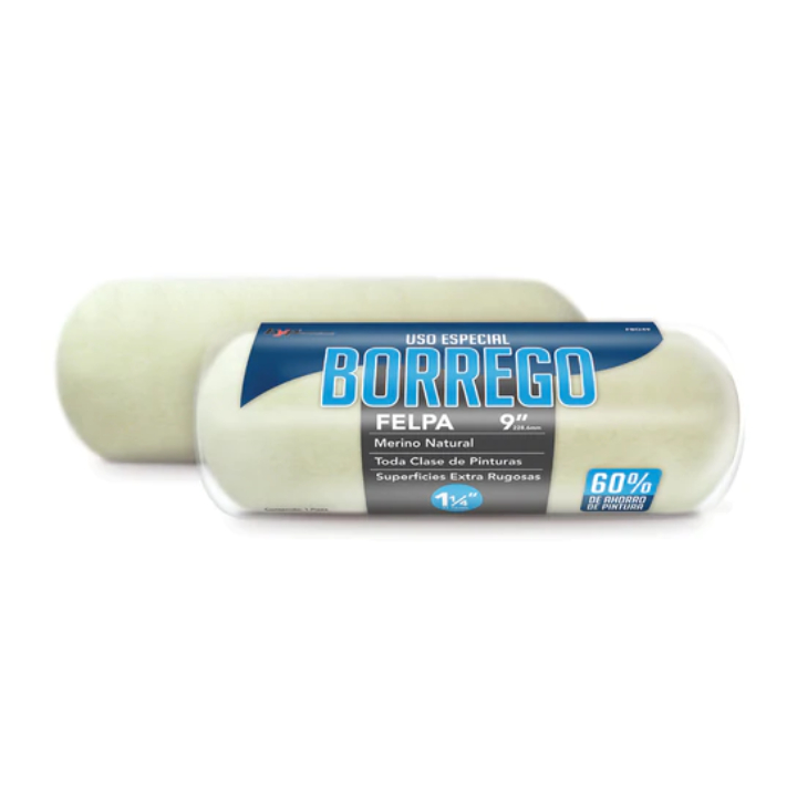 Felpa 9" de borrego 100% natural byp