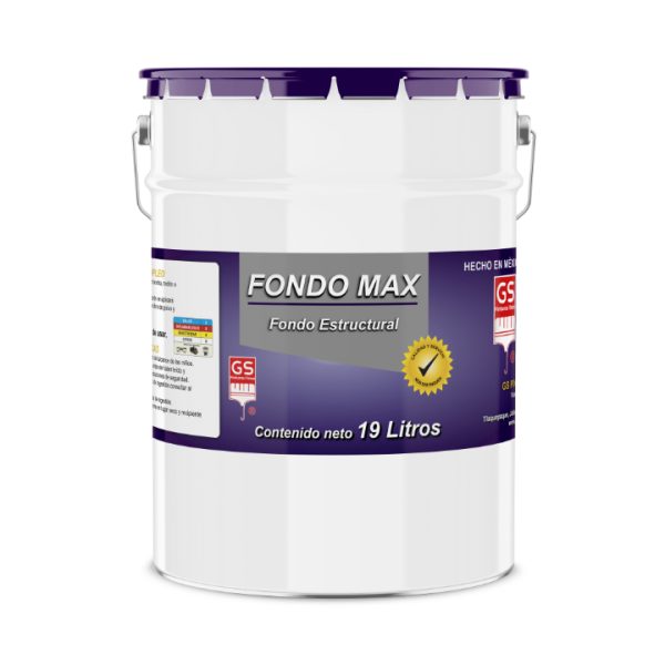 Fondomax Fondo Estructural primario anticorrosivo en cubeta 19 litros – GS Pinturas Finas