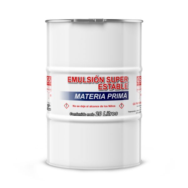 Emulsión Super Estable asfáltica base agua tambo 200 litros para impermeabilizantes asfálticos – GS Pinturas Finas
