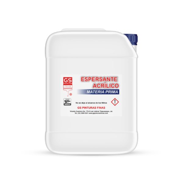 Espesante acrílico copolímero emulsión acuosa ajuste viscosidad pinturas envase 18 litros – GS Pinturas Finas