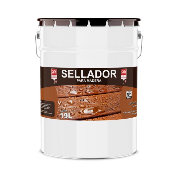 Sellador para madera brillante lavable GS en cubeta 19 litros – GS Pinturas Finas