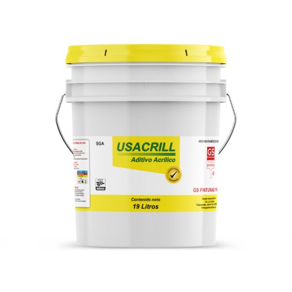 Usacrill sellador acrílico transparente en cubeta 19 litros para madera, concreto y baldosas – GS Pinturas Finas